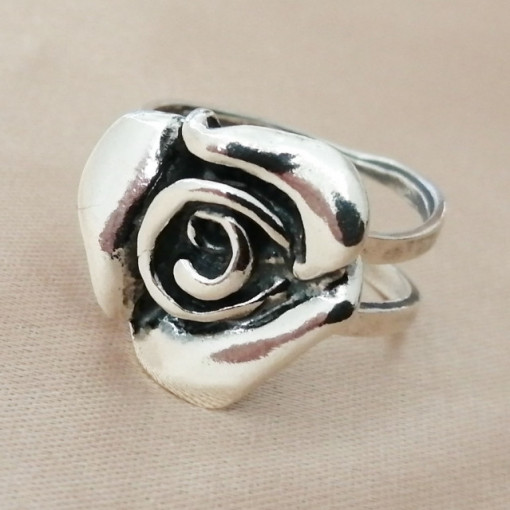 Inel argint trandafir R3995