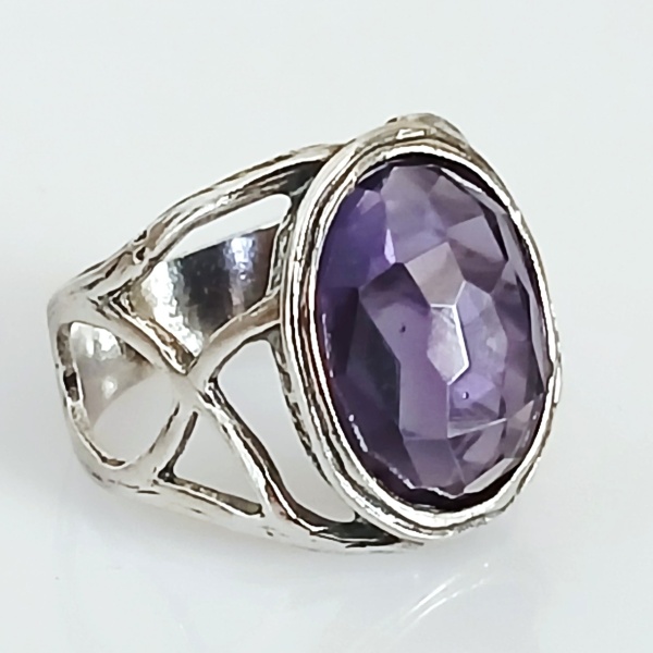 Inel „Amethyst Dream” – argint 925 & ametist R1011