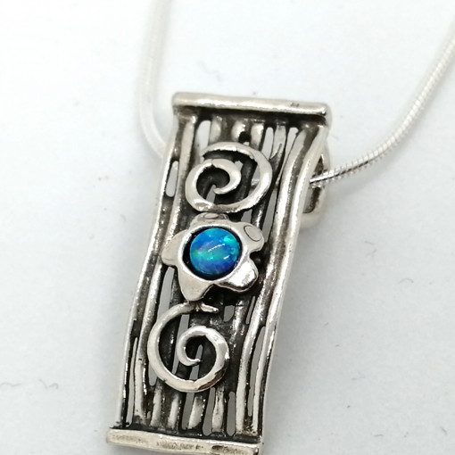 Colier argint opal N2629