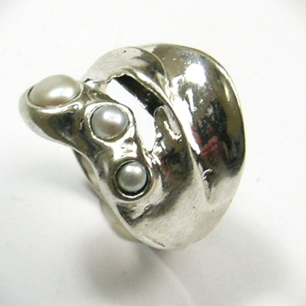 Inel argint R5236 perla