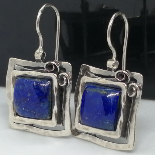 Cercei argint E3830 lapis