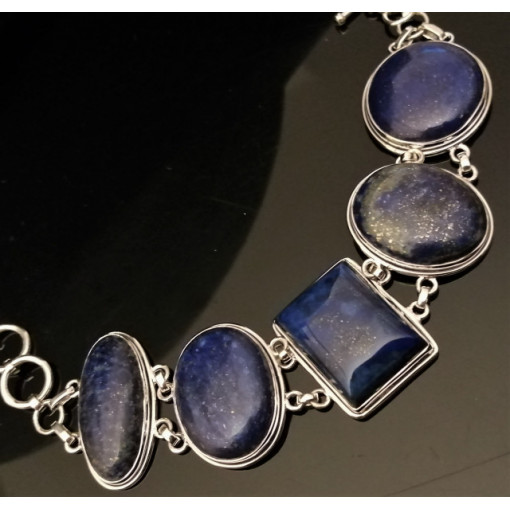 Bratara masiva argint lapis BR67 LZ