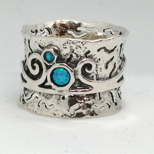 Inel argint cu opal nobil R3394