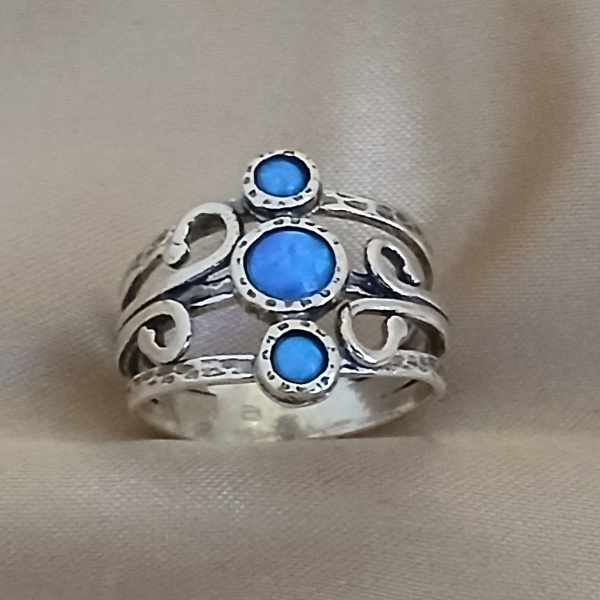 Inel argint opal R1048