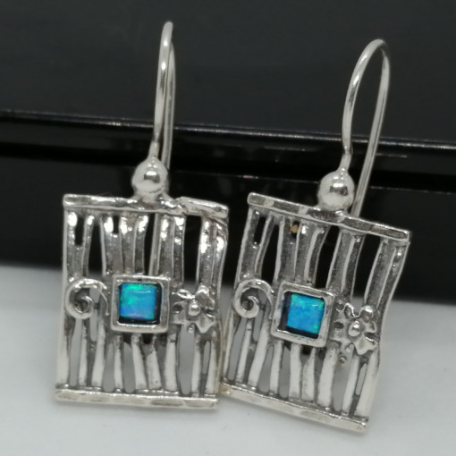 Cercei argint opal E2642-opal