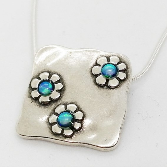 Colier argint OPAL -N1554