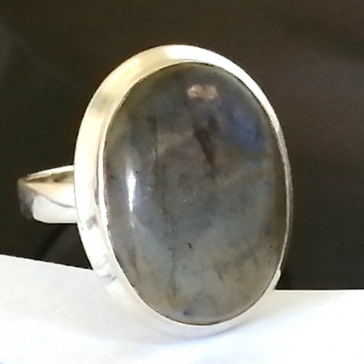 Inel argint Labradorit- R36-LB-C