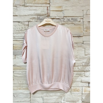 Bluza damă Satin Silk & Viscose ROZ – Made in Italy RG13180 - Img 3