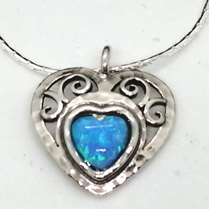 Colier argint opal- N4323 - Img 2