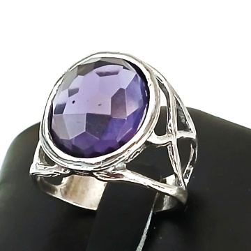 Inel „Amethyst Dream” – argint 925 & ametist R1011