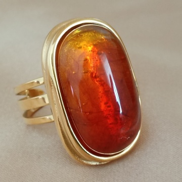 Inel Amber Glow RGLLBA145-A