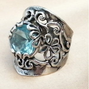 Inel argint topaz R1523
