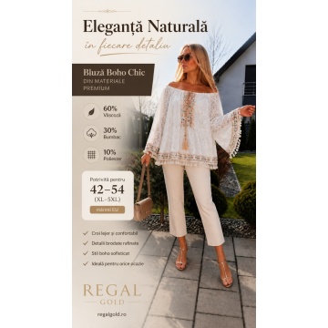 RG3992-v Tunică Boho din Dantelă Brodată cu Decolteu Bardot, Paiete și Ciucuri – Fabricată în Italia-marime 42–54 (XL–5XL)