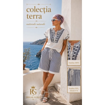 RGXF1165-5 Bluză boho croșetată din bumbac 100% – Dantelă ajurată