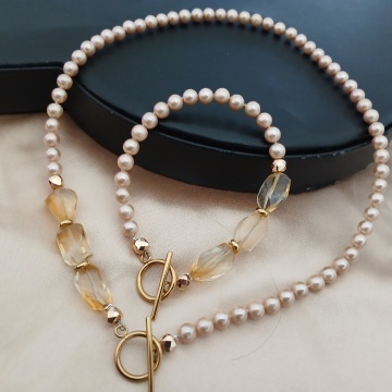 Set „Champagne Pearl Elegance” CELEST