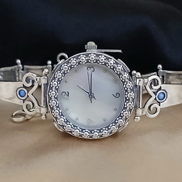 Ceas argint opal W4133-1