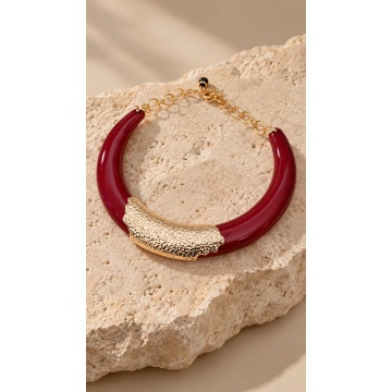 Colier Statement Ruby & Gold – Accent Organic- RGCL-2700213 R - Img 3