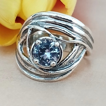 Inel argint topaz- R1324 - Img 1