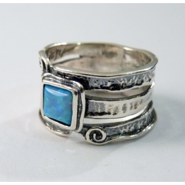 Inel argint vintage style cu OPAL R671 - Img 4