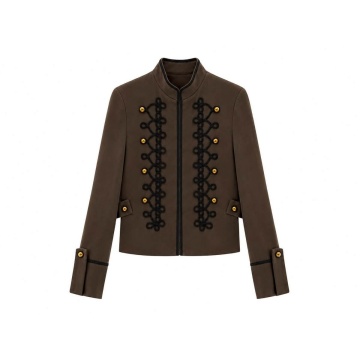 RG8812M Sacou Officer Chic cu Galoane Decorative și Nasturi Aurii - Img 2
