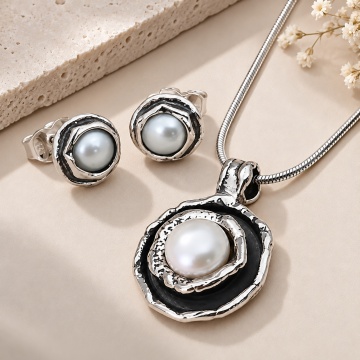 Set din Argint 925 „Lunaria” N3194-E4369B