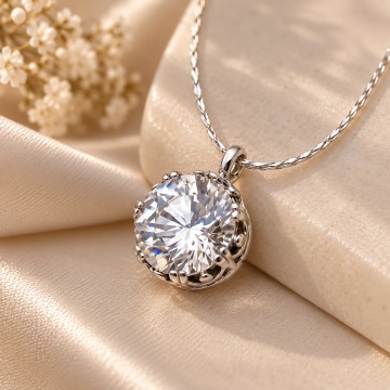 Colier din argint- zircon N4525