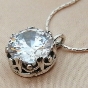 Colier din argint- zircon N4525