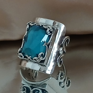 Inel argint topaz R2989 - Img 1