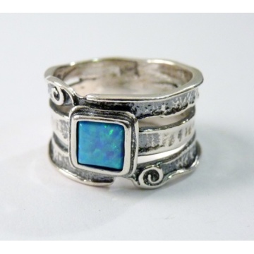 Inel argint vintage style cu OPAL R671 - Img 5