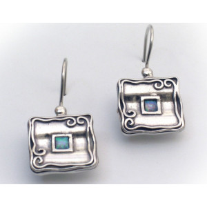 Cercei argint opal E1442 - Img 2