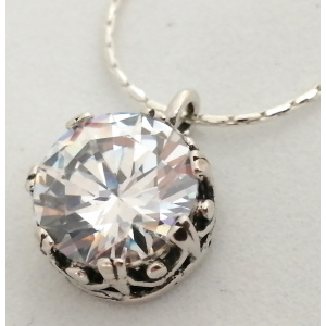 Colier din argint- zircon N4525 - Img 4