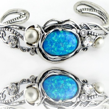 Bratara argint- B1220 opal - Img 6