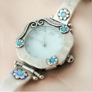 Ceas argint opal-W1536 - Img 2