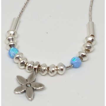 Colier argint cu opal -N856