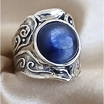 Inel argint kyanit R1272