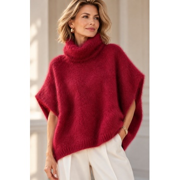 RG5212B–Pulover Dolcevita Oversize din 82% Kid Mohair – Made in Italy