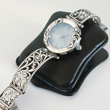 Ceas argint perle W3581-1 - Img 1