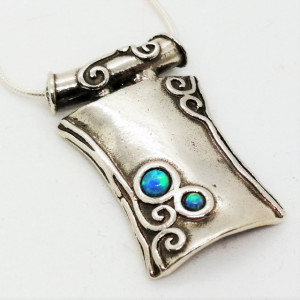 Colier argint si opal -vintage style N1508