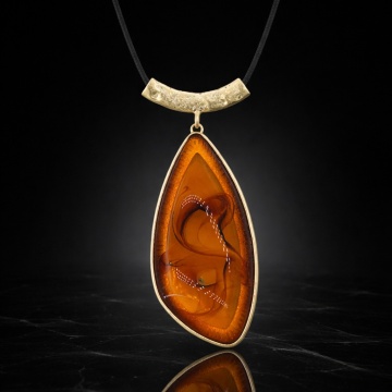 Colier Colier „Aurora Amber” CL-0570066 A