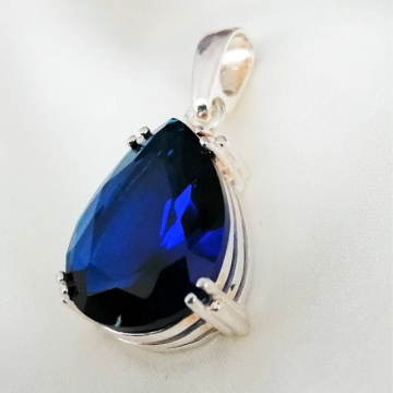 Pandantiv argint blue quartz -P3244 - Img 2