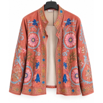 RG26586-12 Jachetă Velvet Art – Imprimeu Artistic, Efect Catifea | Made in Italy 40–46 (M–2XL) - Img 3