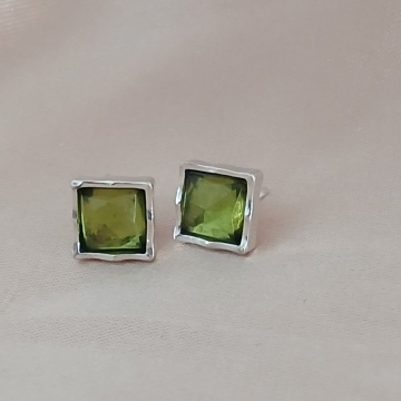 Set Argint 925 cu Peridot Natural „Green Mosaic”–N3897-E2740 - Img 3