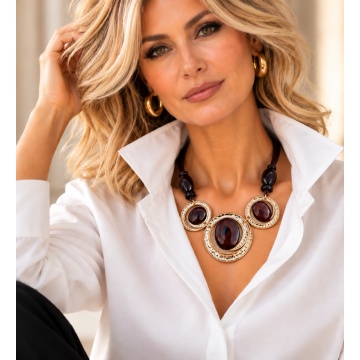 Colier Statement Chocolate Majesty COLLIER2700186C