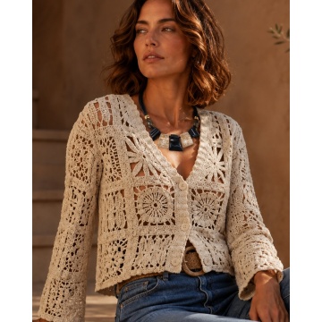 Colier Statement cu Forme Geometrice – Negru & Foiță Aurie RG2WY12 - Img 4