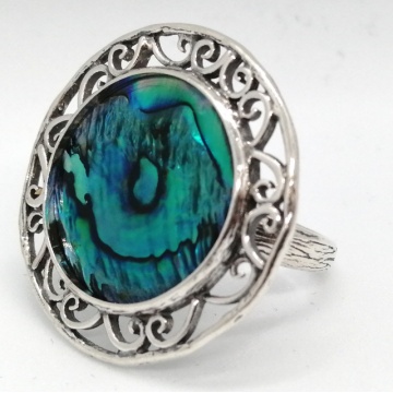 Inel argint R6728 abalone