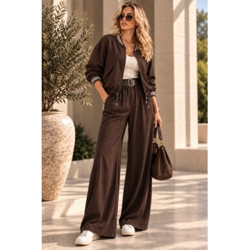 RG2576 (L-XL) Set Maron din Vâscoză 100% – Made in Italy
