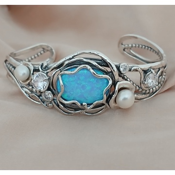Bratara argint- B1220 opal - Img 7