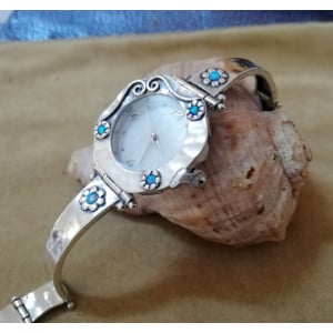 Ceas argint opal-W1536 - Img 4