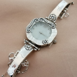 Ceas argint perle-W1536 - Img 3