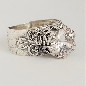 Inel argint R2751 zircon